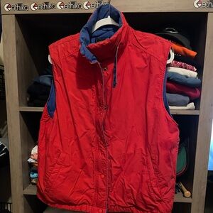 Eddie Bauer Red Vest Large